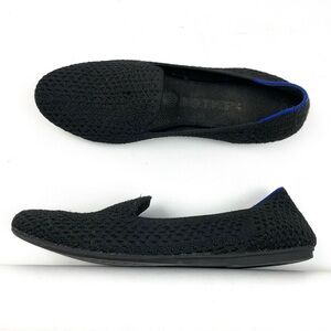 Rothy’s The Loafer in Black Honeycomb Weave 8